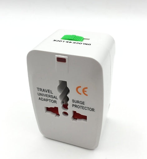 Universal Travel Adapter with Multi-Country Plug & Phone Charger